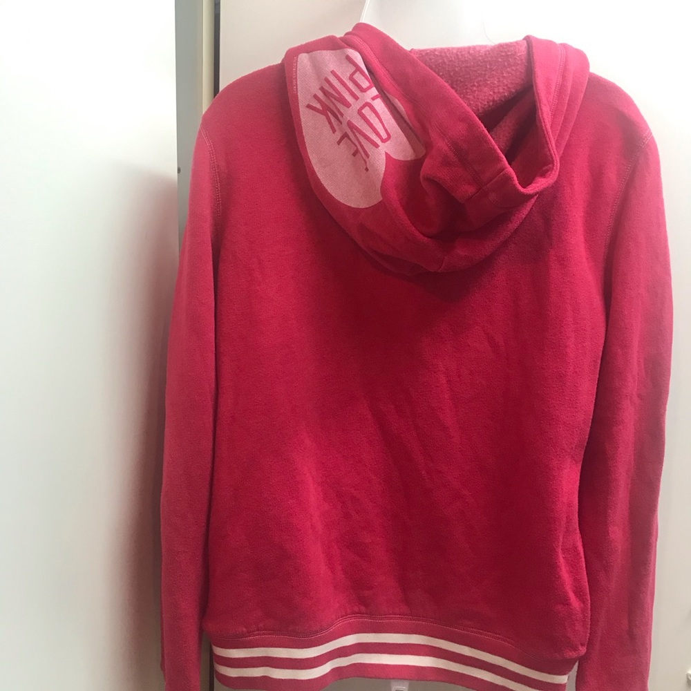 Pink by Victoria Secret ZipNeck hooded sweatshirt - Picture 5 of 5